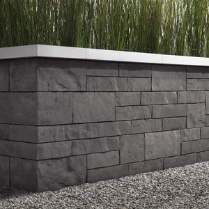 Techo-Bloc Brandon Corner/Pillar Kit Onyx Black 180 mm (20 pc./pallet)