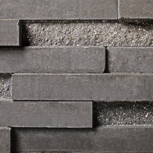 Techo-Bloc Graphix Wall Unit Onyx Black (26.25 sq. ft./pallet)