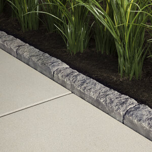 Techo-Bloc Pietra Edge Shale Grey Split Face & Aged (96 ln. ft./pallet)