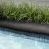 Techo-Bloc Bullnose Wall Cap/Coping Smooth Onyx Black (180 pc./pallet)