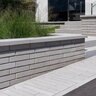 Techo-Bloc Raffinato Wall Cap Double-Sided Smooth Greyed Nickel 14 in. x 28 in. 90 mm (24 pc./pallet)