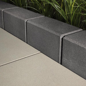 Techo-Bloc Raffinato 180 Pillar/Corner/Edge Smooth Onyx Black 180 mm (24 pc./pallet)