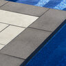 Techo-Bloc Raffinato Wall Cap Double-Sided Onyx Black Smooth 14 in. x 28 in. 60 mm (24 pc./pallet)