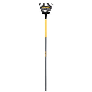 True Temper 8 in. Superflex Shrub Rake Aluminum Handle