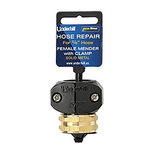 Underhill Heavy Duty Hose Clamp 5/8 in. w/ Female Brass Mender