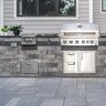 Unilock Lineo Dimensional Stone Wall Block 4 pc. Random Bundle Granite (29.93 sq.ft./pallet)