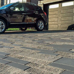 Unilock Promenade Plank Paver Smooth Premier 8 in. x 24 in. Opal Blend 10 cm (51.67 sq. ft./pallet)