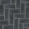 Unilock Town Hall Paver Basalt 4 in. x 10 in. 7 cm (88.41 sq. ft./pallet)