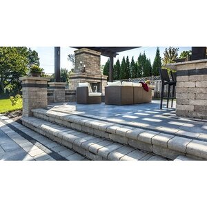 Unilock Brussels Fullnose Coping Sandstone 6 in. x 12 in. 7 cm (96 ln. ft./pallet)(0.5 ln. ft./ pc)