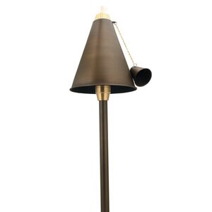 Unique Islander Tiki 48 in. Br No Lamp