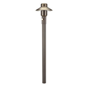 Unique Mercury4 Area Light Weathered Brass No Lamp 25 ft. Wire Lead