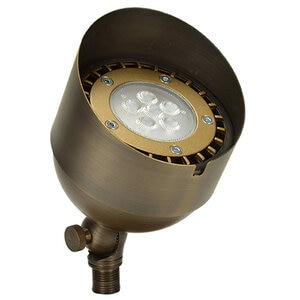 Unique Bishop B25 Up Light Weathered Brass No Lamp