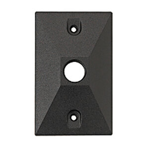 Vista Rectangular Wall Canopy Black