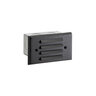 Vista Recessed Brick Light Black No Lamp