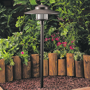 Vista ALUMINUM ROUND PATH LIGHT BLACK NO LAMP FIXTURE