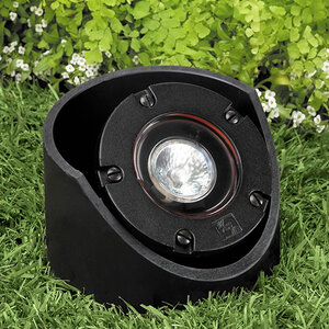 Vista Aluminum Adjustable Well Light Black No Lamp