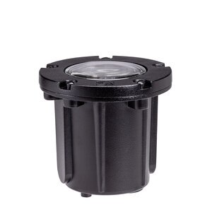 Vista Arch Well Light w/ Glass Black No Lamp