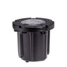 Vista Arch Well Light w/ Glass Black No Lamp
