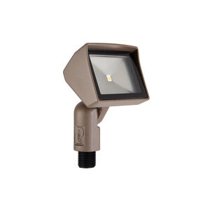 Vista Ground Mount LED Compact Flood Light Bronze 5105 4W 2950K Frosted Lens