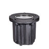 Vista Comp Adj Well Lt w/Glass Black No Lamp Fixt Vist