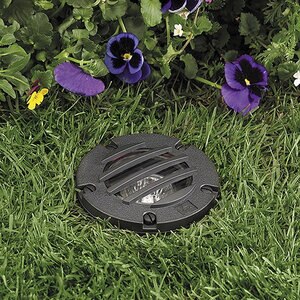 Vista Comp Adjustable Well Light Black No Lamp