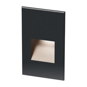 WAC Aluminum Surface Mounted Step Light 4W 3000K LED 5 in. Black Finish