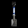 Wolverine Sure-Loc Garden Spade Fiberglass D-Handle 29 in.