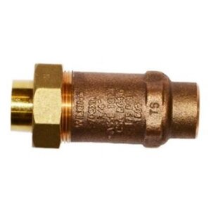 Zurn 3/4 in. Dual Check Valve, Lead-Free, Union FNPT x FNPT