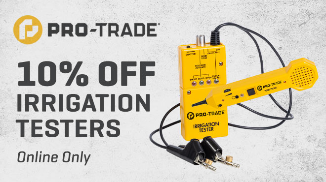 10% Off Irrigation Testers