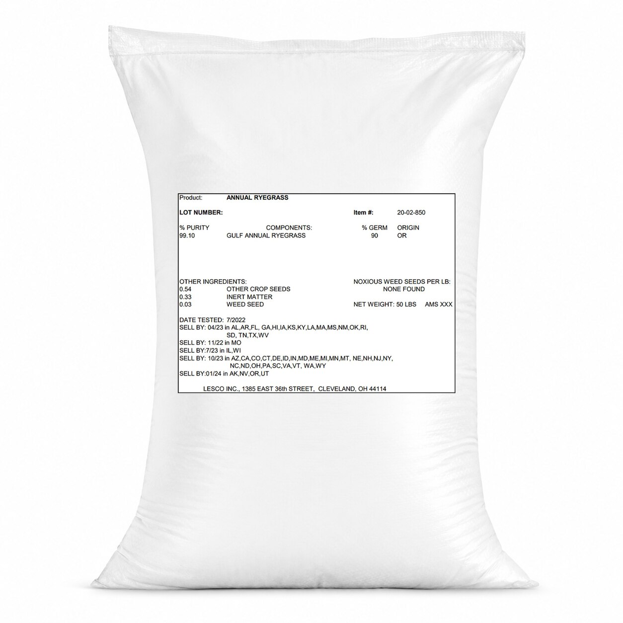 Annual Ryegrass Seed