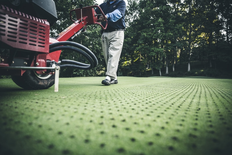 LESCO®: Soluciones para problemas de drenaje en áreas de alto tránsito en campos de golf