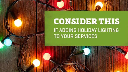 add holiday lighting