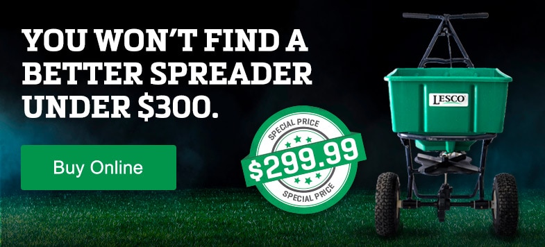 lesco spreader mobile banner